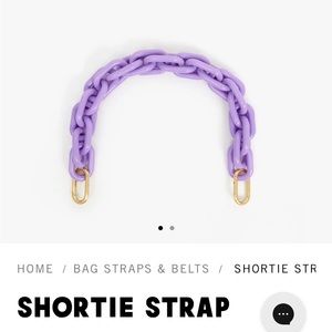 Clare V shortie strap dark lilac resin, sold out online